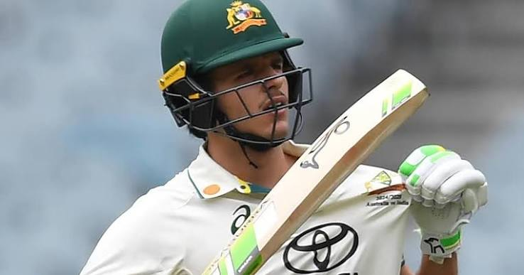 Australia A players walking out to field in India A series