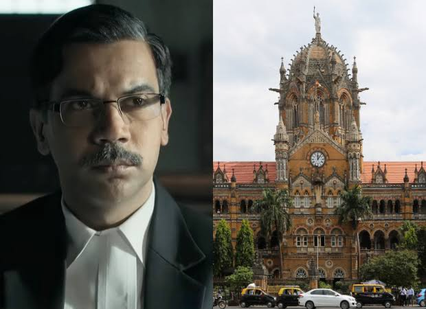 Rajkummar Rao as Ujjwal Nikam, with Chhatrapati Shivaji Maharaj Terminus in the background
