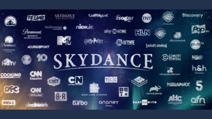Skydance leadership announcement with Paramount and Warner Bros. studio lots in background