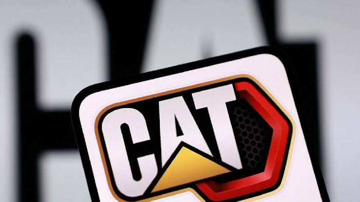 Caterpillar compact equipment at a manufacturing facility